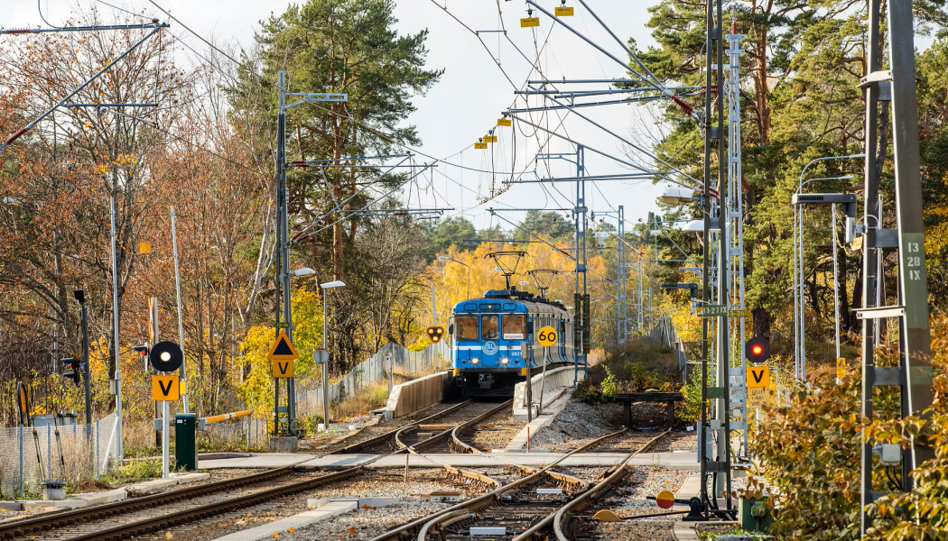 Saltsjöbanans tågtrafik återupptas  mellan Saltsjö-Järla och övriga stationer. Foto: Mikael Ullén/Region Stockholm