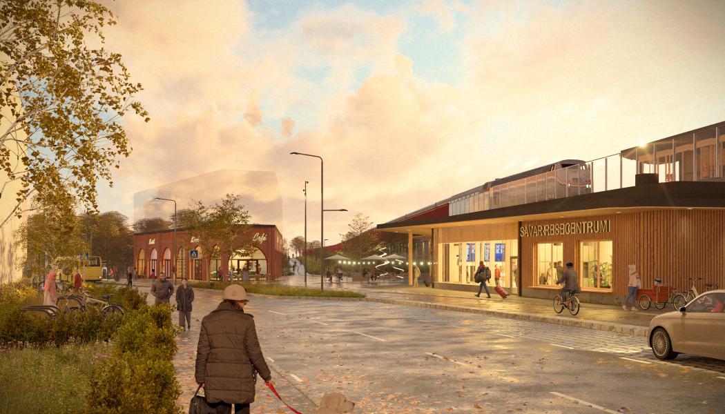 Byggnadsnämnden godkänner plan för framtida stationsområde Byggnadsnämnden godkänner plan för framtida stationsområde
