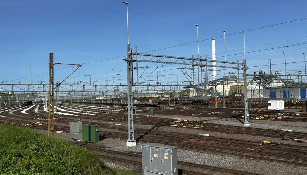 Sävenäs rangerbangård. Foto: Trafikverket