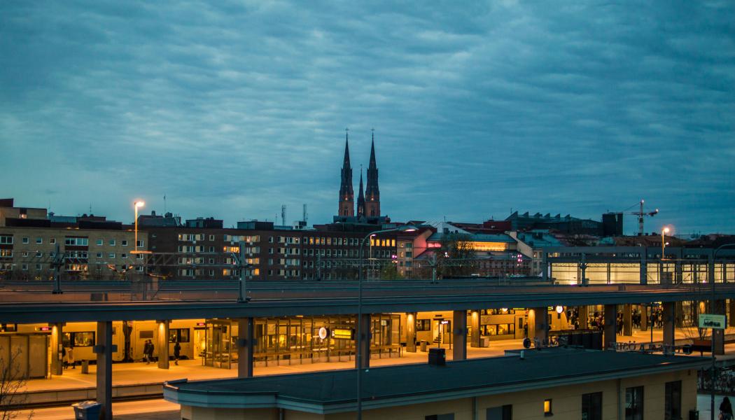 Den första etappen av spårvägen ska gå från Uppsala centralstation till Gottsunda och Ultuna. Foto: Shubhesh Aggarwal/Unsplash