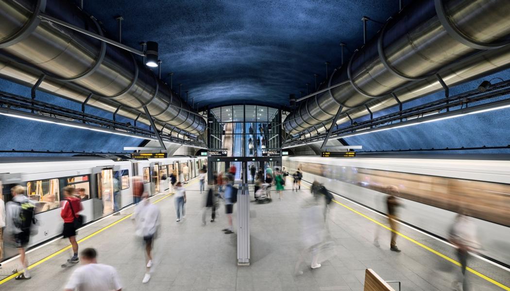 Ett nytt CBTC-system ska öka kapaciteten på Oslos tunnelbana med cirka 30 procent. Foto: Siemens Mobility