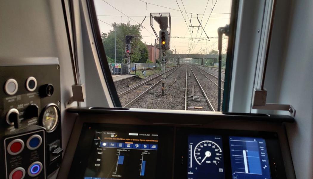 Siemens testar automatiska tåg på järnväg i Finland. Foto: Siemens Mobility