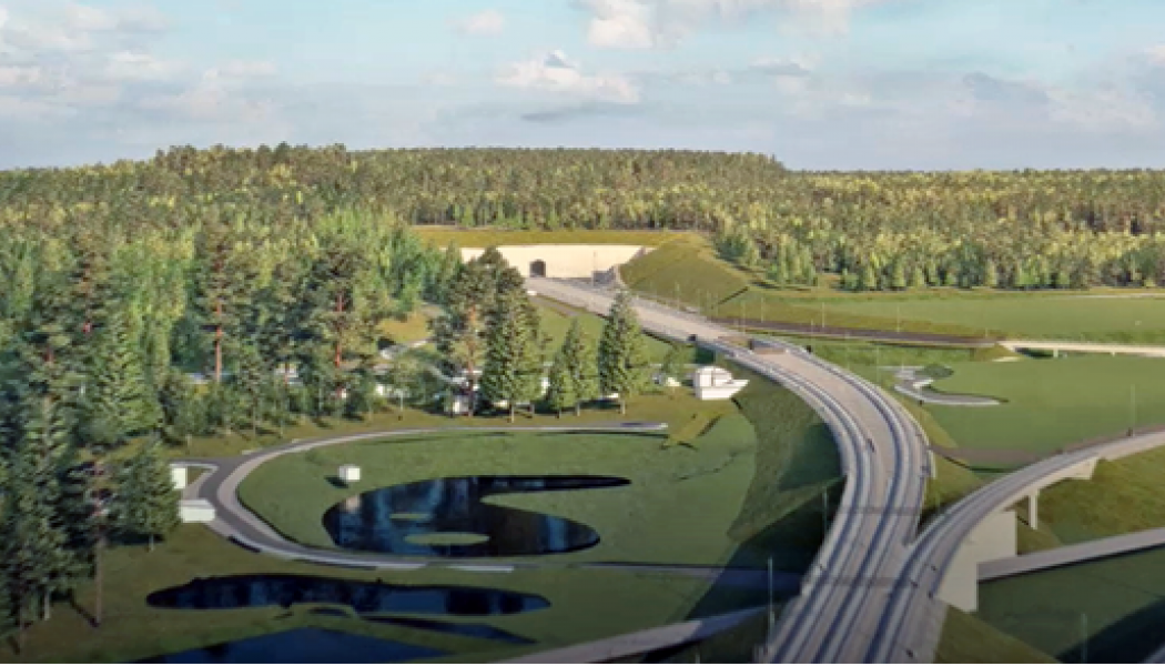 Den fem mil långa Järnvägssträckan från Hallsberg och söderut till Degerön är en del av Godsstråket genom Bergslagen. Foto: Trafikverket