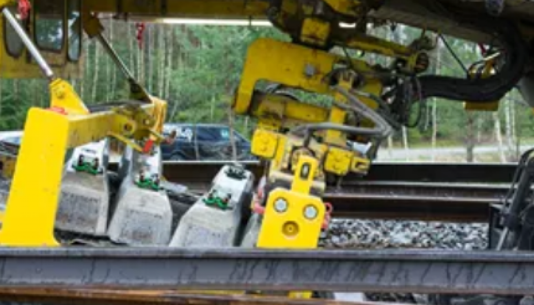 Järnvägen förbättras på flera sträckor på Södra stambanan mellan Stockholm och Malmö. Foto: Trafikverket
