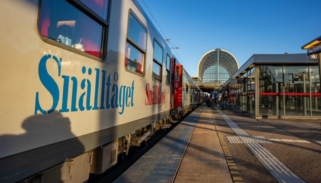 Nattåget mot Österrike i Höje Taastrup. Foto: Snälltåget 
