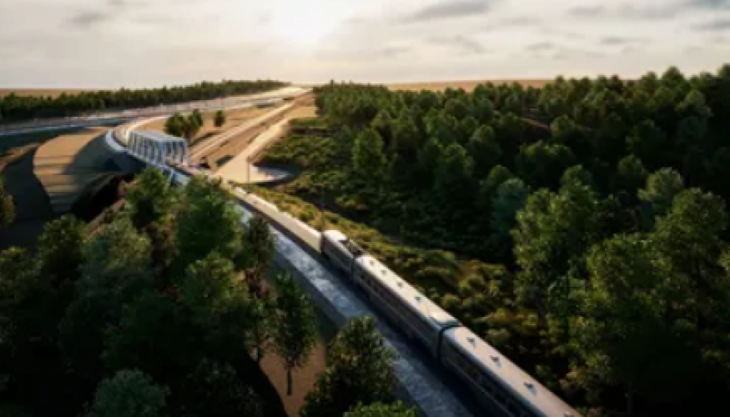 Regeringen ger klartecken för byggstart av sträckningen Hallsberg–Stenkumla. Foto: Trafikverket 