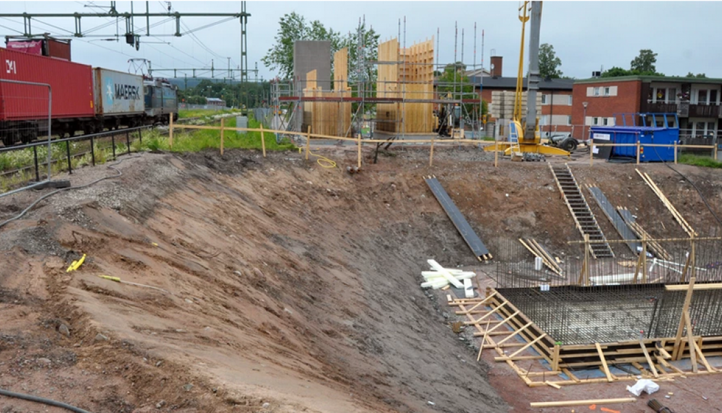 Stationsområdet och bangården i Säter uppgraderas. Foto: Trafikverket