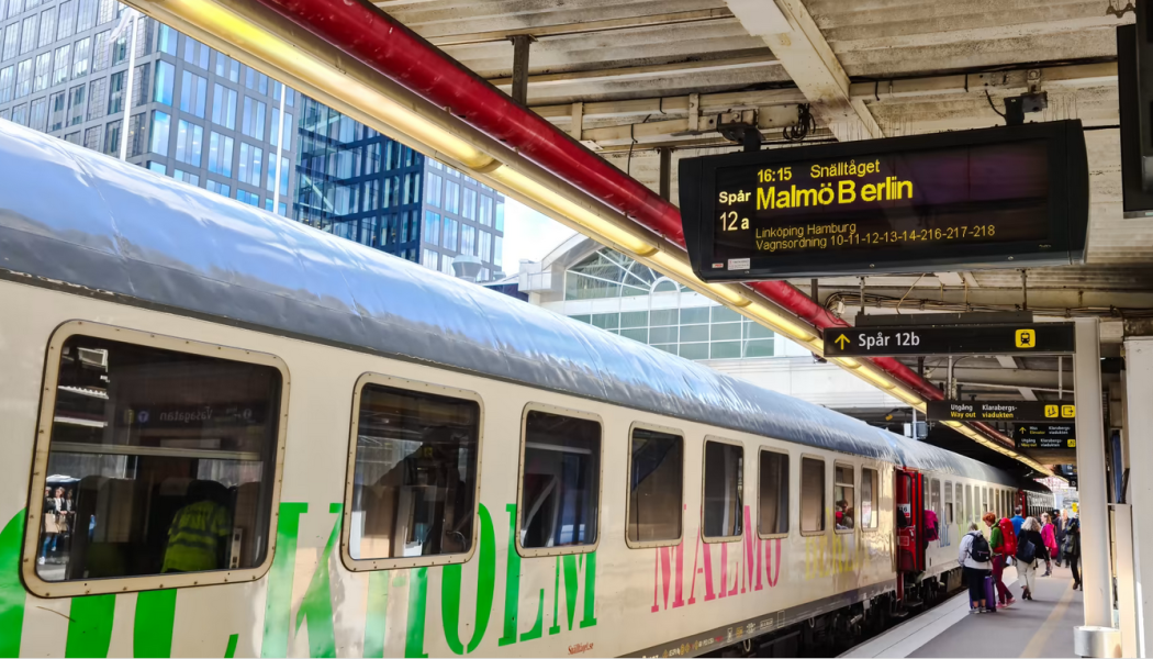Snälltåget på Stockholm C. Foto: Snälltåget