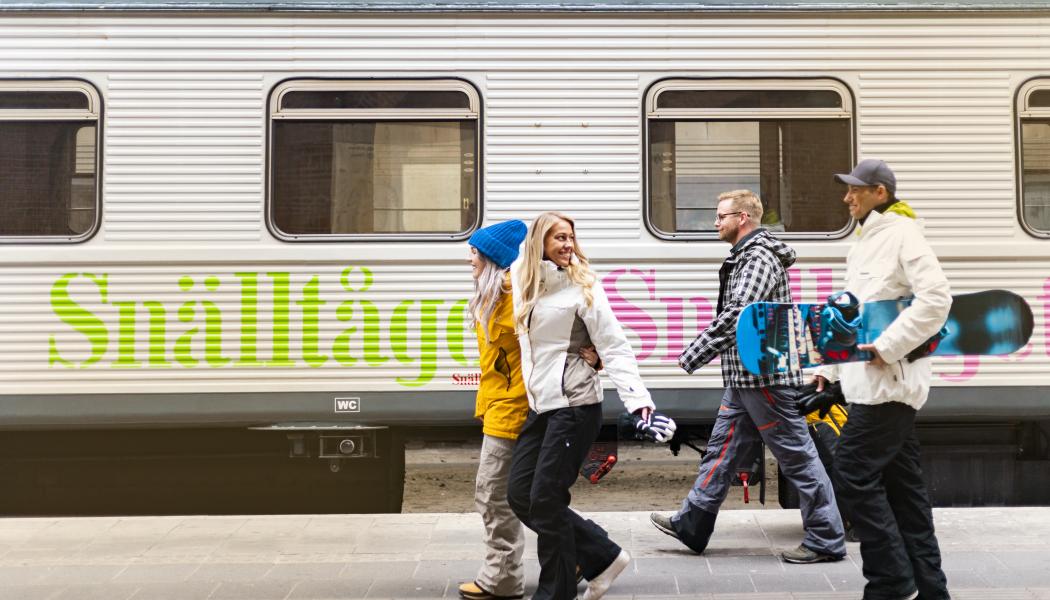 Bokningarna har ökat med över trettio procent. Foto: Snälltåget