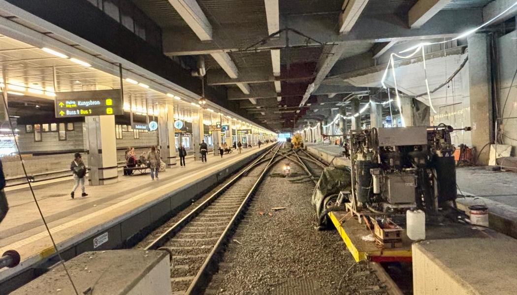 Renoveringen på Stockholm Central går in i slutskedet