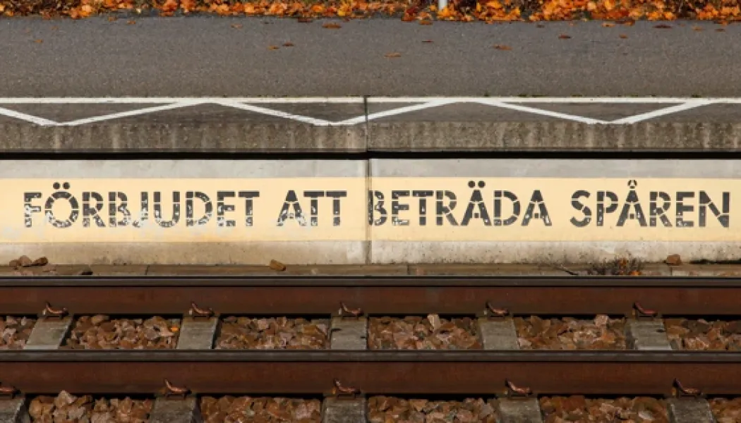 Spårspring slår hårt mot Höör. Foto: Trafikverket