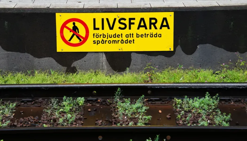 Under 2025 orsakade spårspring mer än 7 000 förseningar. Foto: Trafikverket