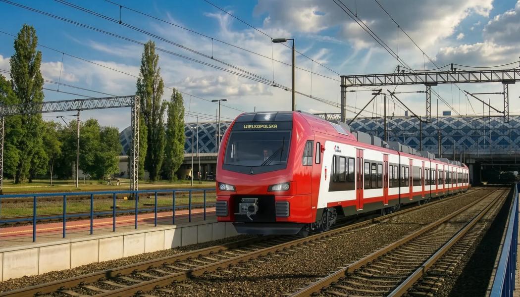 Stadler och marskalkämbetet i Storpolens vojvodskap har undertecknat ett avtal om leverans av upp till 20 FLIRT-tåg. Fordonen ska från 2028 bidra till ett mer hållbart och effektivt regionalt och stadsnära transportsystem. Tågen kommer att byggas i Polen. Foto: Stadler