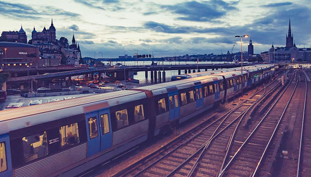 Tunnelbanespåret mellan Slussen och Gamla Stan i Stockholm. Foto: Tony Webster from San Francisco, California/Wikimedia Commons
