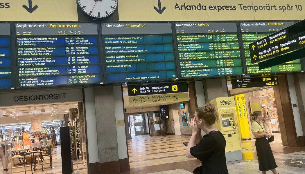 Statistiken visar att det var mest störningskänsligt runt storstäderna – Stockholm, Göteborg och Malmö. Foto: Stina Wickenberg