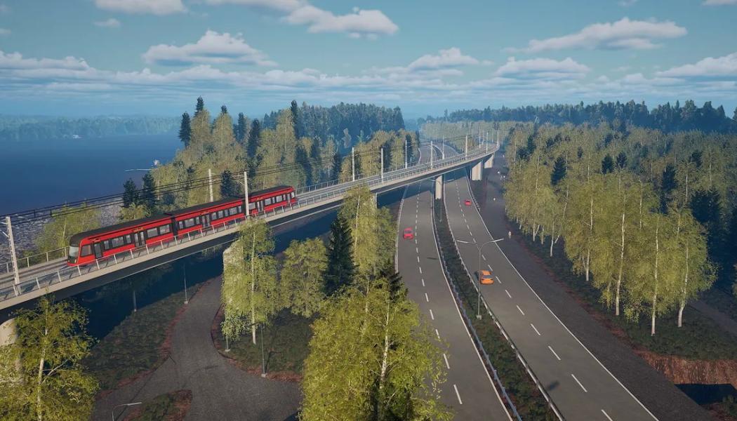 Staden Tammerfors i mellersta Finland bygger ständigt ut sitt spårvägsnät – även mot grannkommunerna. Bilden visar den planerade bron över Teiskontie-vägen.
Foto: Tampereen Ratikka Oy