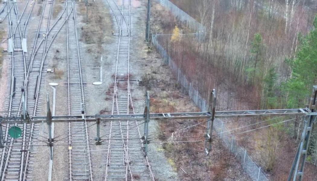 Tillbergas bangård byts och även spår och växlar. Foto: Trafikverkt