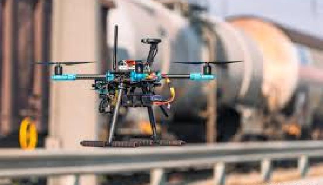 Ett europeiskt projekt testar AI-drönare i bangårdar. Foto: ÖBB