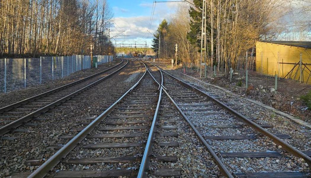 Järnvägen i området kommer att vara avstängt under arbetsperioden. Foto: Trafikverket