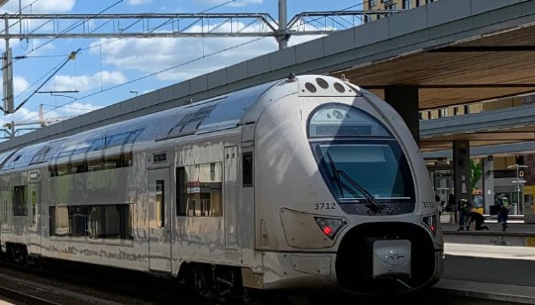 Ostkustbanan ska få två nya spår mellan söder Bergsbrunna och Uppsala Centralstation och en ny station söder om Bergsbrunna. Foto: Trafikverket