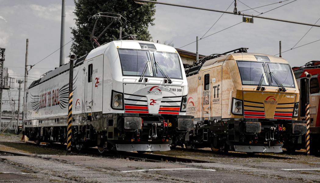 Vectron är en standardiserad lokplattform från Siemens Mobility som används av flera europeiska operatörer. Plattformen är anpassad för gränsöverskridande trafik och kan utrustas för drift i flera olika länder och signalsystem. Foto: TX-Logistik