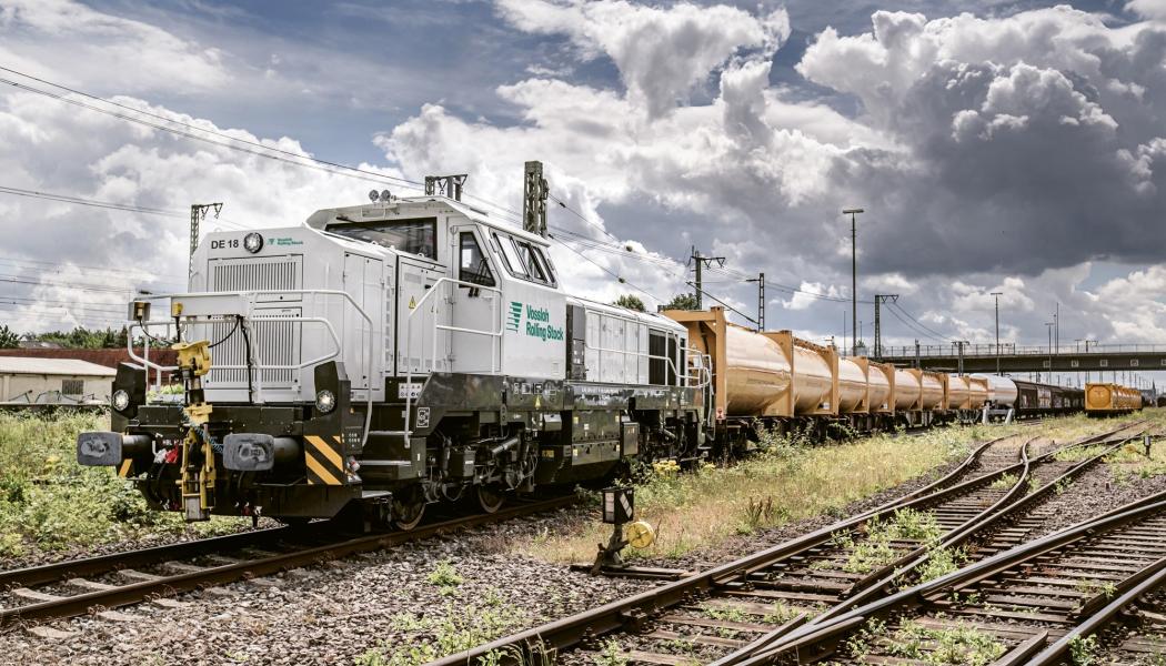 Vossloh Rolling Stock DE 18-lokomotiv i drift. Foto: North Rail