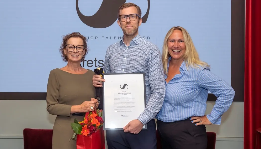 Camilla Wagner, VD Klara K, Mikael Åström, Head of People & Culture VR Sverige och Francesca O’Brien, VD Sveriges Marknadsförbund. Foto: Niklas Palmklint