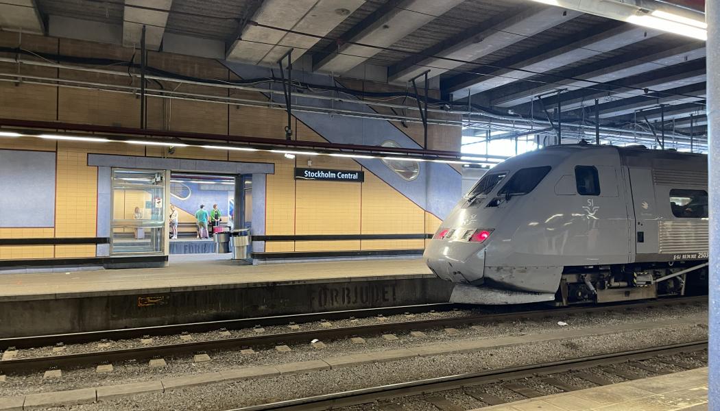 X2000 vid Stockholms Central. Foto: Stina Wickenberg