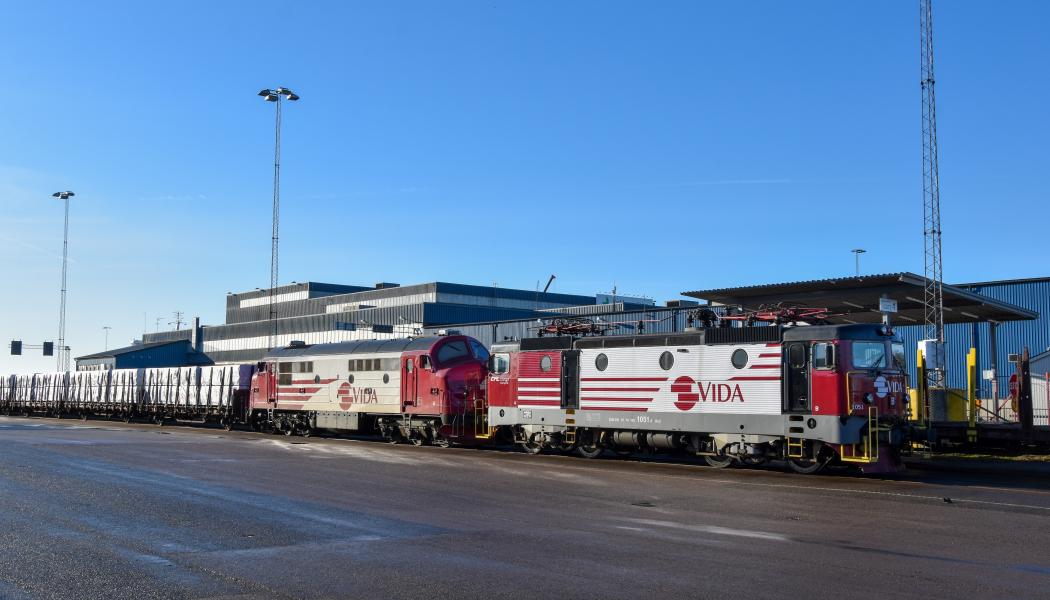 Nu ansvarar CFL för Vidas lokdragning. Foto: Vida 