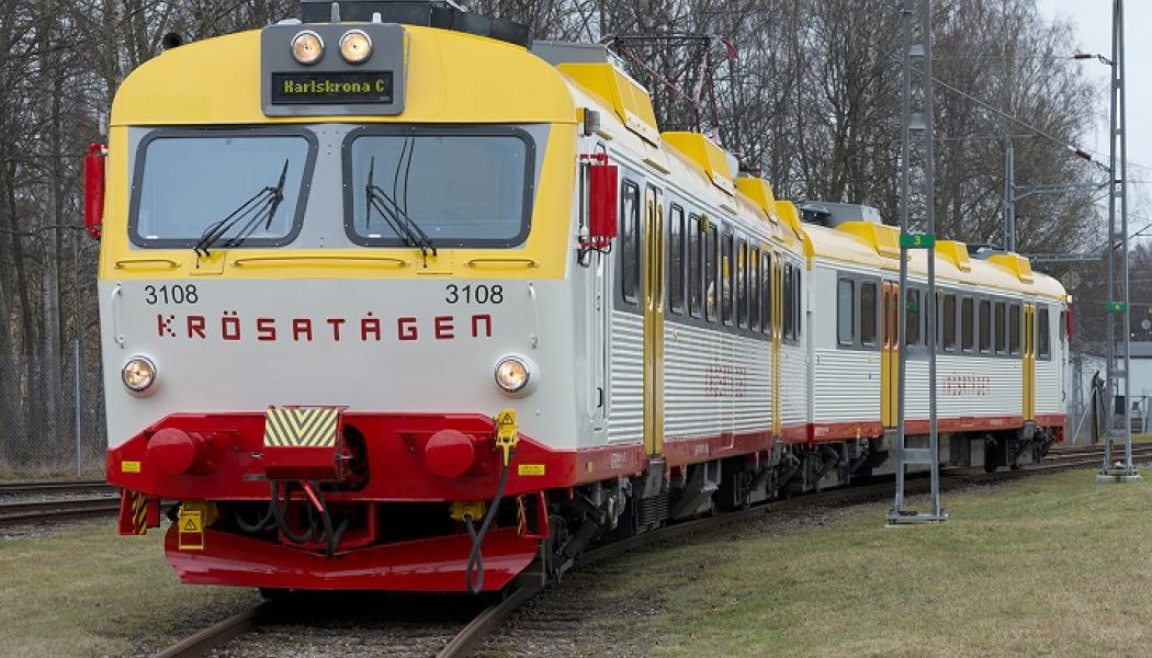 Större underhåll på Krösatågen för att förbättra tillförlitligheten i trafiken. Foto: Transdev