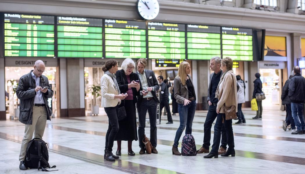 Inställda tåg ställer till det för SJ:s resenärer. Foto: Anna Rut Fridholm