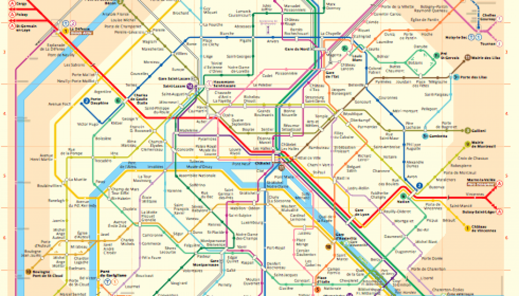 Kontraktet med Paris Metro innefattar både förebyggande och korrigerande underhållsåtgärder  Karta: Paris Metro