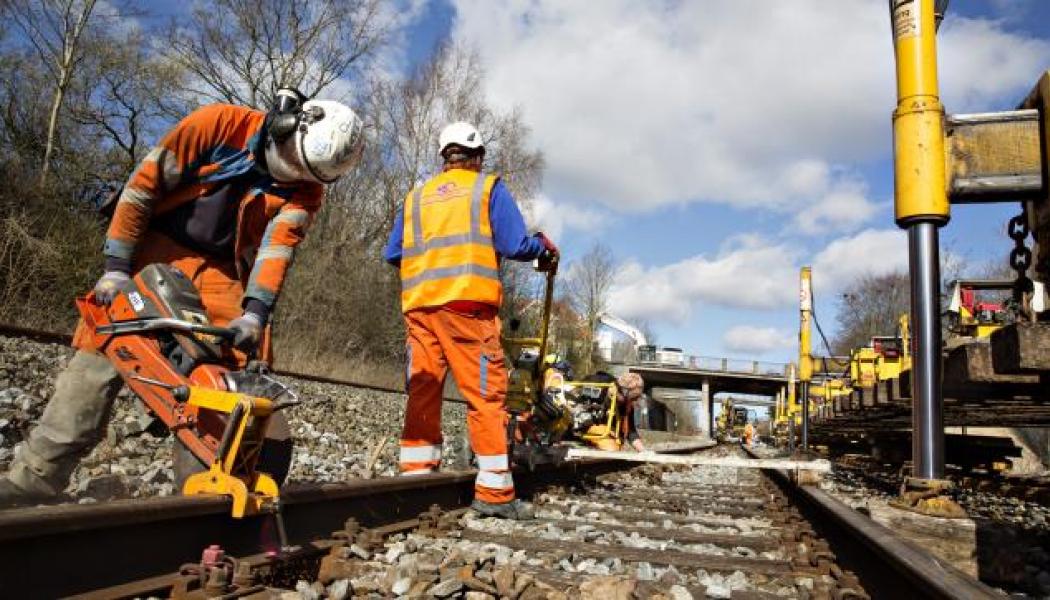 Banedanmark fortsätter att elektrifiera det danska järnvägsnätet. Foto: Banedanmark 