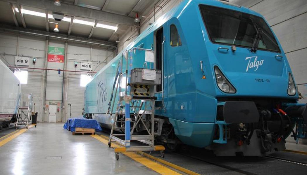 Talgo utvecklar vätgaståg vid sin Las Matas-fabrik nära Madrid. Foto: Talgo