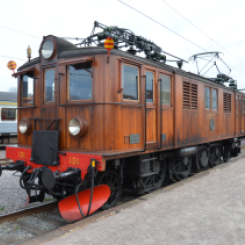Ellok D 101, ett av loken som ska dra jubileumståget Foto: Järnvägsmuseet
