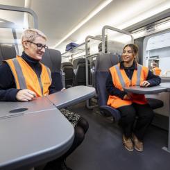 Även om liknande utvärderingsprocesser använts tidigare vid tågdesign i Storbritannien, är detta den mest omfattande användarutvecklingen för en ny tågflotta. Foto: Alstom