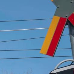 Sex vägskydd ska sättas upp längs Malmbanan. Foto: Trafikverket