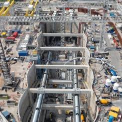 Tunnelarbetet fortskrider vid HS2. Foto: HS2
