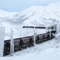 I juni tas ERTMS systemet i bruk vid de första två styrområdena på  Malmbanan, Gällivare och Lina-älv. Planen är sedan att fortsätta  utbyggnaden mellan Riksgränsen och Boden. FOTO: G RÚNAR GUDMUNDSSON