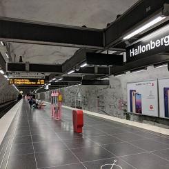 Hallonbergens tunnelbana. Foto: Wikimedia Commons