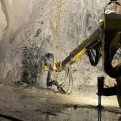 Arbetet med Varbergstunneln fortskrider enligt plan. Foto: Trafikverket