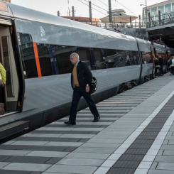 Tågen har haft svårare att hålla tidtabellen under 2021. Arkivbild