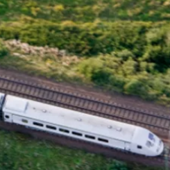 Nu ska lokalisering av dubbelspår genom Hudiksvall väljas. Foto: Trafikverket
