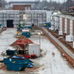 Fyrspårsbygget planeras om på grund av kvalitetsbrister i Åkarpstunneln. Foto: Trafikverket