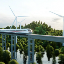 Sverige kan bli först i Europa med att bygga den nya genombrottsteknologin magnettåg. Foto: Blekinge Tekniska Högskola