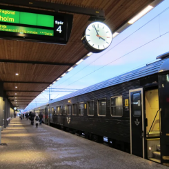 Samtliga avgångar på sträckan Stockholm – Uppsala är inställda tills vidare. Foto: SJ