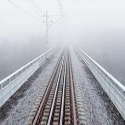 Kraftiga oväder orsakar att trafik behövt reduceras eller ställas in. Foto: Trafikverket
