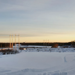 Norrbotniabanan är en 27 mil ny kustnära järnväg mellan Umeå och Luleå. Foto: Tyréns