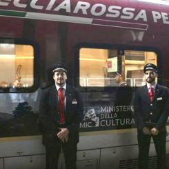 Tåget avgår från Rom kl. 08:53 och lämnar Pompeji för återresa kl. 18:40. Foto: Frecciarossa