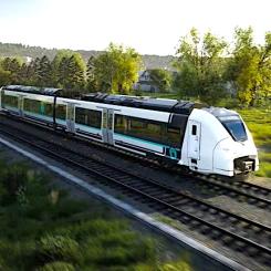 Batteritåg från Siemens ska ersätta dieseltåg i regionaltrafiken i Nordrhein-Westfalen från 2029. Foto: Siemens